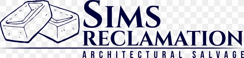 Brick Sims Construction SIMS RECLAMATION Building Materials, PNG, 2265x539px, Brick, Area, Blue, Brand, Building Materials Download Free