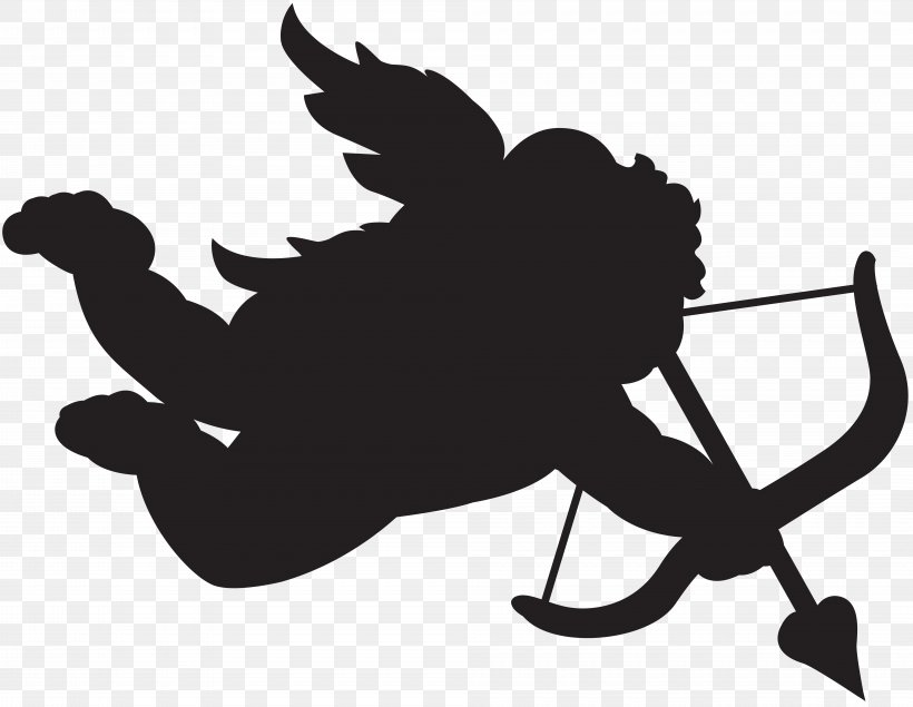 Cupid Valentine's Day Clip Art, PNG, 8000x6204px, Cupid, Animation, Black And White, Blog, Fictional Character Download Free