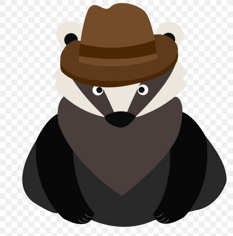 Fedora Cartoon, PNG, 843x854px, Fedora, Bear, Carnivoran, Cartoon, Hat Download Free