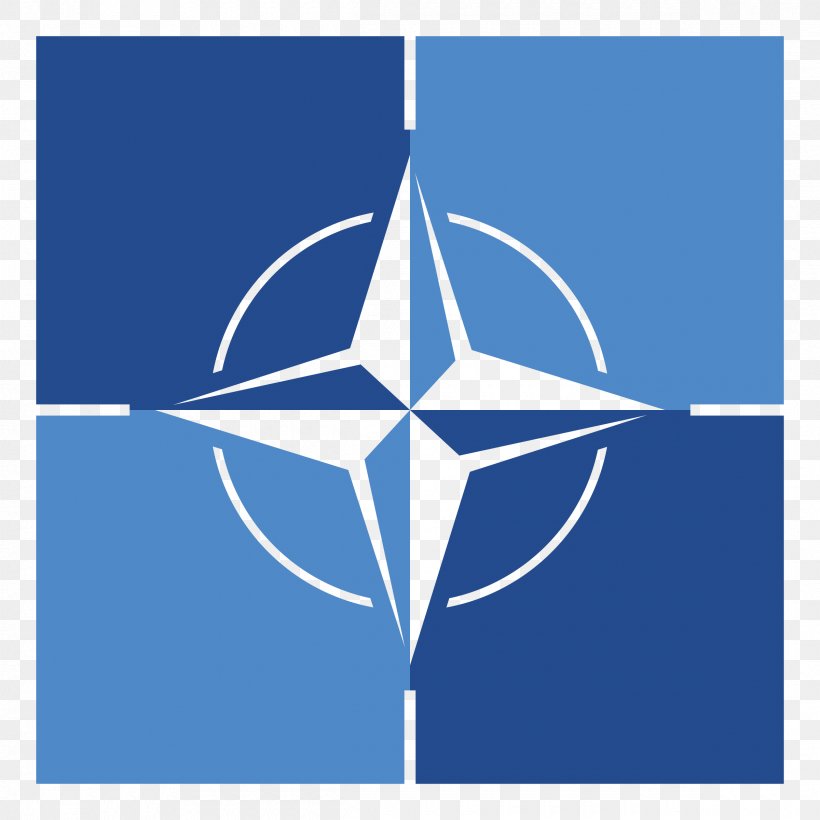 Flag Of NATO Logo NATO Support And Procurement Agency, PNG, 2400x2400px, Flag Of Nato, Blue, Brand, Cdr, Leaf Download Free