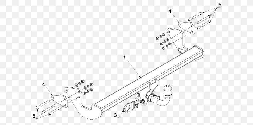 Renault Mégane Mercedes-Benz Vito Car, PNG, 640x406px, Mercedesbenz, Auto Part, Black And White, Car, Drawbar Download Free