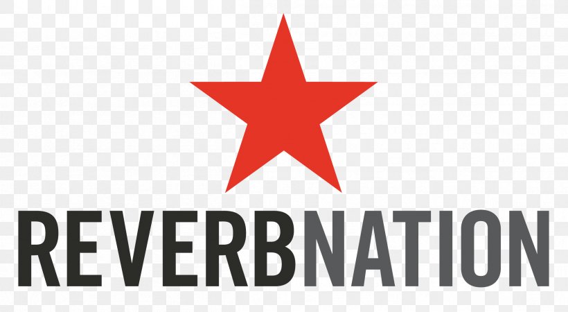 ReverbNation Logo Image Symbol Reverberation, PNG, 2407x1321px, Reverbnation, Area, Brand, Logo, Red Download Free