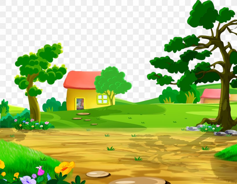 Cartoon House Drawing, PNG, 1800x1400px, Cartoon, Animation, Art, Biome, Daytime Download Free