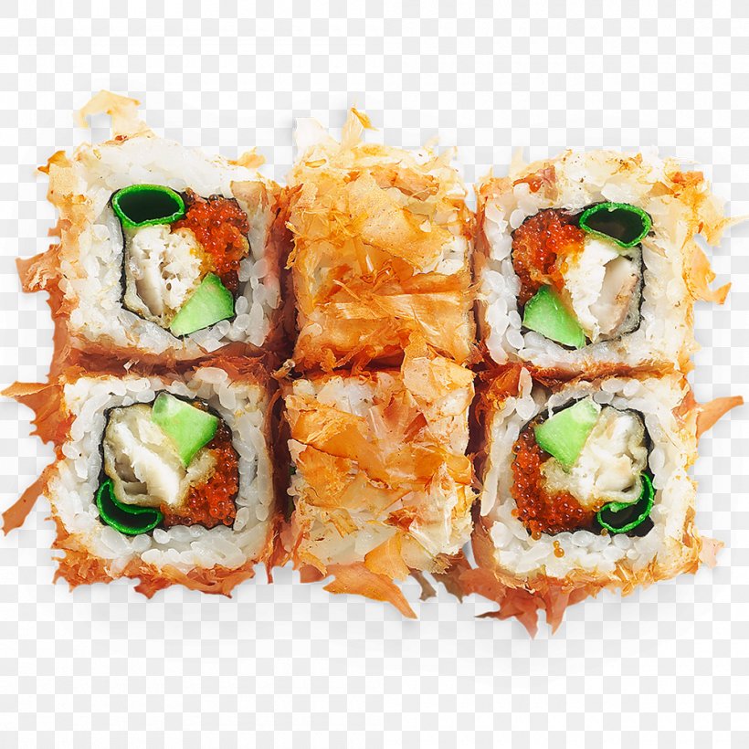 Makizushi Sushi California Roll Japanese Cuisine Dish, PNG, 1000x1000px, Makizushi, Asian Food, Avocado, California Roll, Cheese Download Free