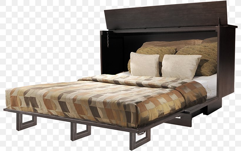 Murphy Bed Mattress Furniture Bed Frame, PNG, 800x515px, Watercolor, Cartoon, Flower, Frame, Heart Download Free
