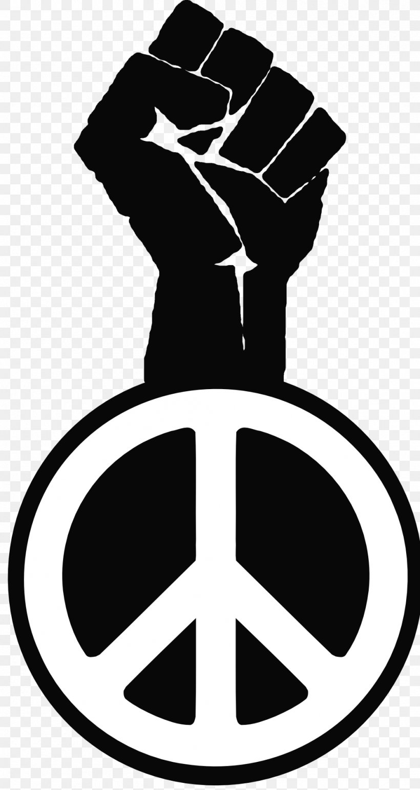 Raised Fist Peace Symbols Clip Art, PNG, 999x1880px, Raised Fist, Black And White, Black Power, Campaign For Nuclear Disarmament, Fist Download Free