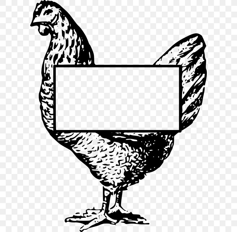 Rooster Chicken Galliformes Poultry Clip Art, PNG, 612x800px, Rooster, Artwork, Beak, Bird, Black And White Download Free