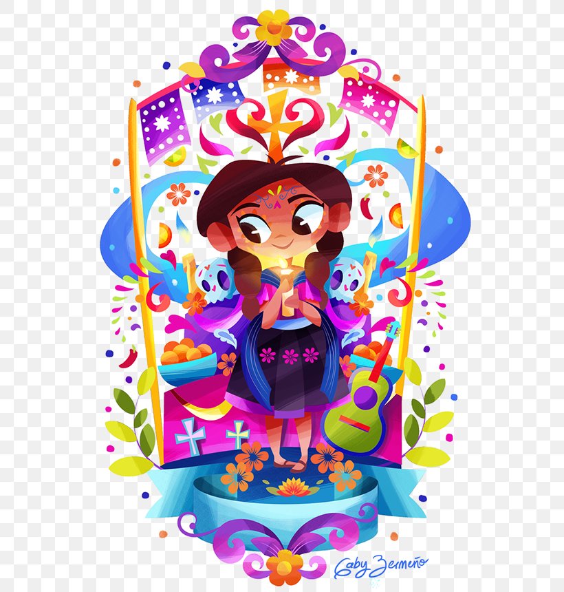 Illustration Day Of The Dead Mexico Art Calavera, PNG, 600x860px, Day Of The Dead, Art, Artist, Balloon, Calavera Download Free