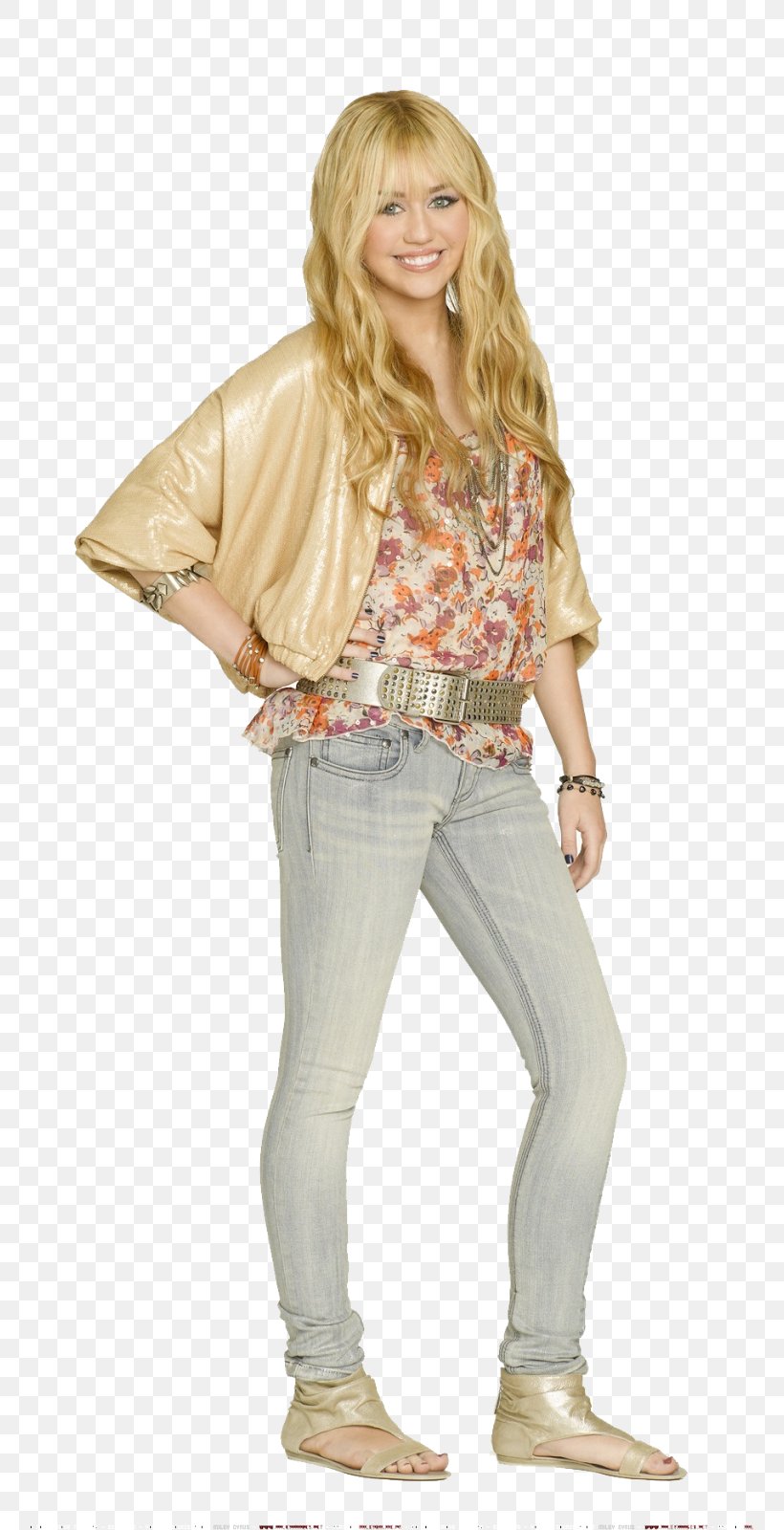 Jeans Blond Hannah Montana Blouse Shoe, PNG, 756x1600px, Watercolor, Cartoon, Flower, Frame, Heart Download Free