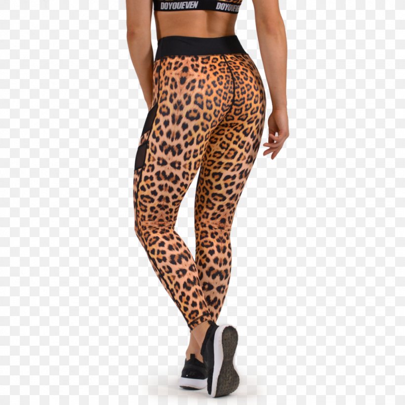 Leggings Leopard Clothing Pants Sportswear, PNG, 1024x1024px, Watercolor, Cartoon, Flower, Frame, Heart Download Free
