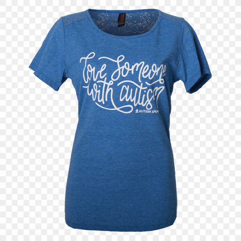 Long-sleeved T-shirt Long-sleeved T-shirt Autism Speaks, PNG, 1000x1000px, Tshirt, Active Shirt, Autism, Autism Speaks, Blue Download Free