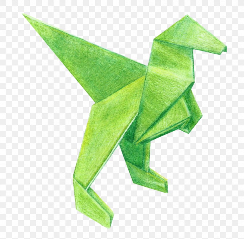 Origami Dinosaurs Origami Paper, PNG, 903x885px, Origami, Art, Art Paper, Colored Pencil, Craft Download Free