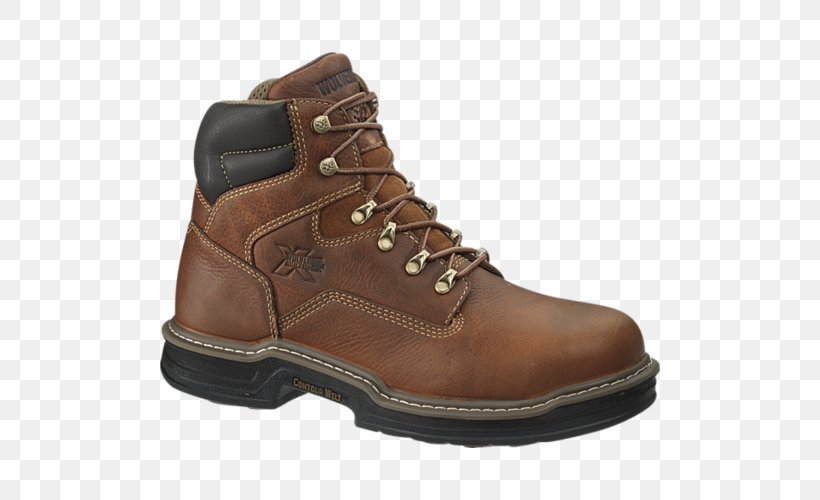Wolverine World Wide Steel-toe Boot Shoe, PNG, 500x500px, Wolverine, Boot, Brown, Clothing, Combat Boot Download Free
