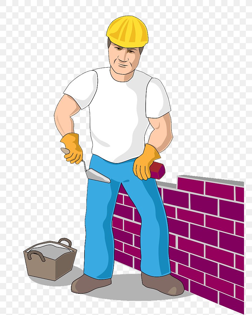 Bricklayer Wall Concrete Masonry Unit Illustration, PNG, 768x1024px, Brick, Architectural Engineering, Arm, Boy, Bricklayer Download Free