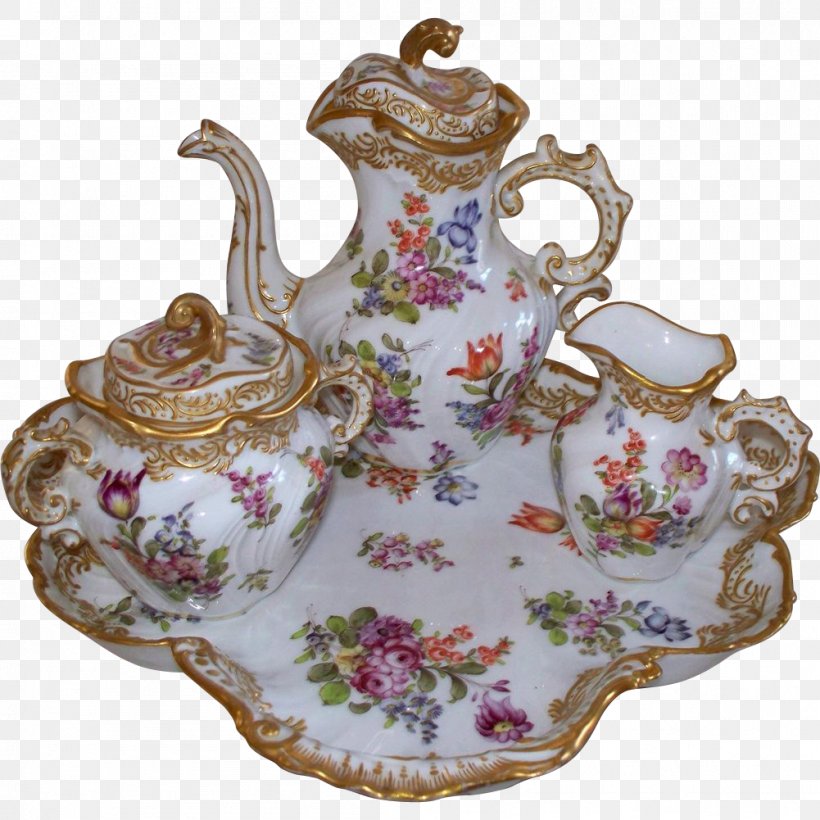 Teapot Porcelain Tea Set Rococo, PNG, 1001x1001px, Teapot, Ceramic, Creamer, Cup, Dishware Download Free