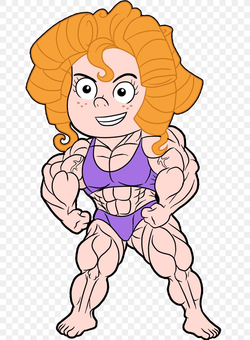Cartoon Muscle Animated Film Woman Female, PNG, 691x1115px, Watercolor, Cartoon, Flower, Frame, Heart Download Free