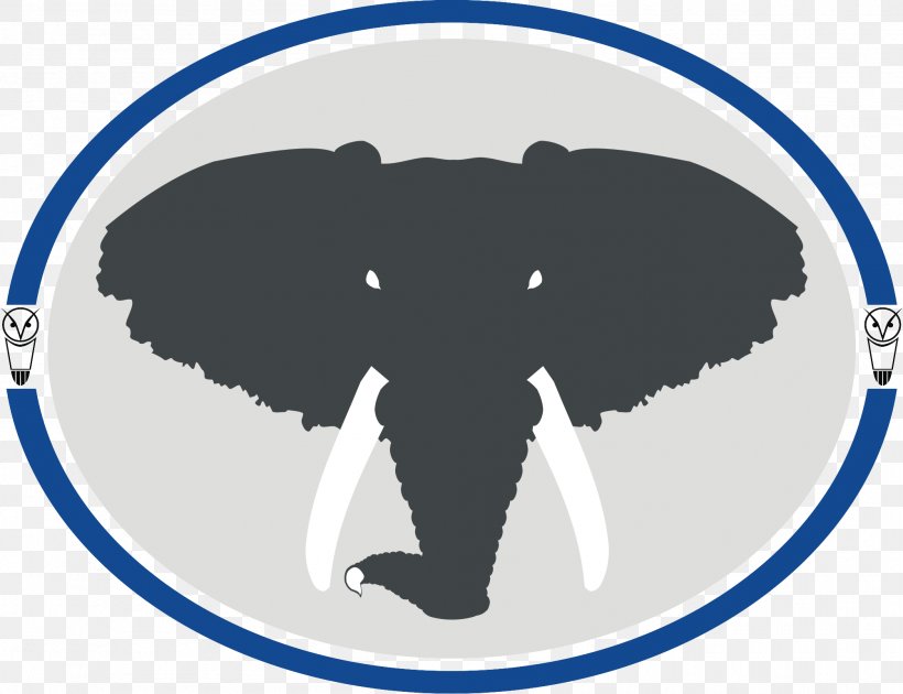 Indian Elephant African Elephant Dog Logo Snout, PNG, 2003x1539px, Indian Elephant, African Elephant, Black And White, Canidae, Dog Download Free