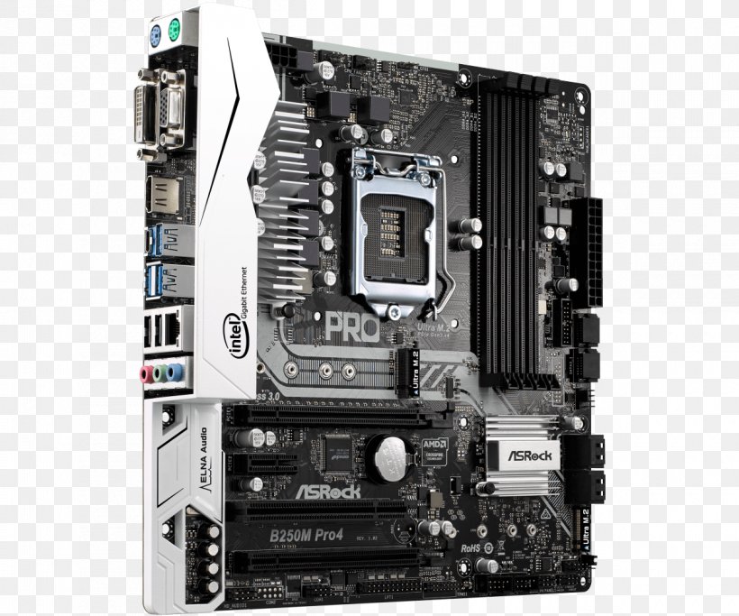 Intel LGA 1151 MicroATX ASRock B250M Pro4 Motherboard, PNG, 1200x1000px, Intel, Asrock, Asrock B250m Pro4, Atx, Central Processing Unit Download Free