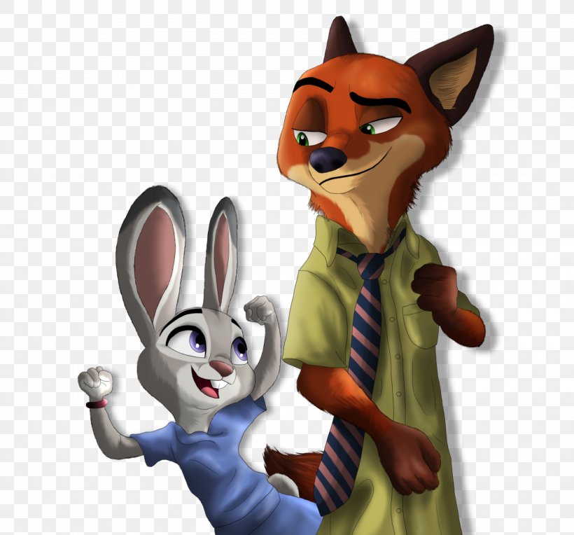 Nick Wilde Fan Art Cartoon Visual Arts, PNG, 2840x2648px, Nick Wilde, Animation, Art, Carnivoran, Cartoon Download Free