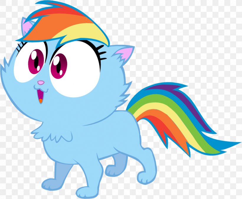 Nyan Cat Rainbow Dash Kitten Pony, PNG, 839x689px, Cat, Artwork, Canidae, Carnivoran, Cartoon Download Free