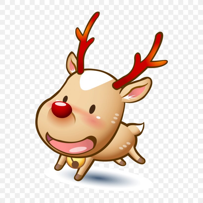 Santa Claus Reindeer Snowman Christmas, PNG, 1000x1000px, Santa Claus, Antler, Christmas, Christmas Decoration, Christmas Ornament Download Free