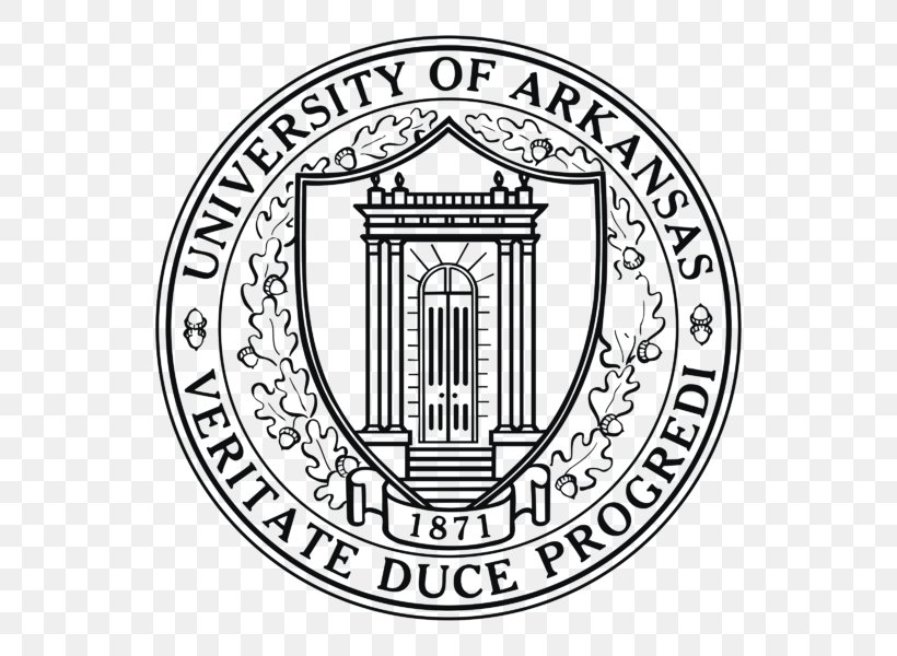 University Of Arkansas Organization Emblem Brand Pattern, PNG, 800x600px, University Of Arkansas, Area, Arkansas, Black And White, Brand Download Free