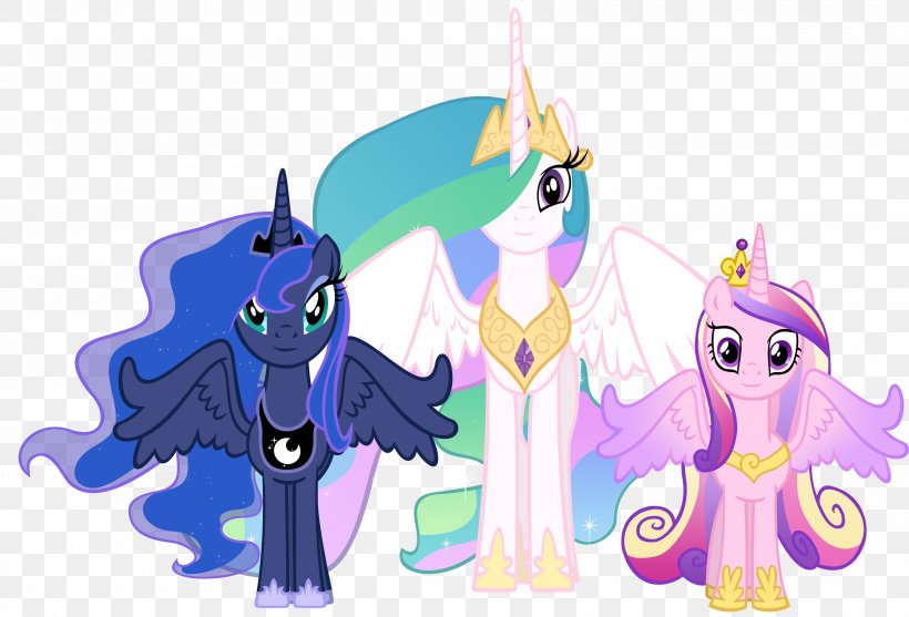 Princess Celestia Princess Luna Twilight Sparkle Pony Princess Cadance, PNG, 4000x2719px, Princess Celestia, Applejack, Art, Cartoon, Fictional Character Download Free
