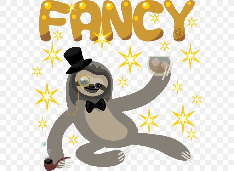 Sloth Fancy Art The New Classic, PNG, 600x600px, Sloth, Animal, Art, Beak, Bird Download Free