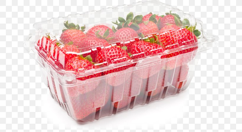 Strawberry Clamshell Plastic Packaging And Labeling Container, PNG, 669x448px, Strawberry, Blister Pack, Box, Buttercream, Clamshell Download Free