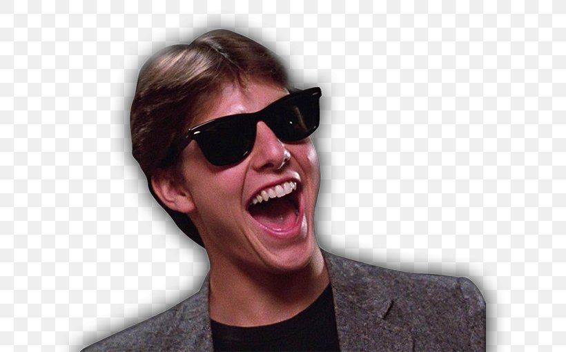 Tom Cruise Risky Business Joel Goodsen Ray-Ban Wayfarer Sunglasses, PNG, 650x510px, Tom Cruise, Actor, Aviator Sunglasses, Chin, Cool Download Free