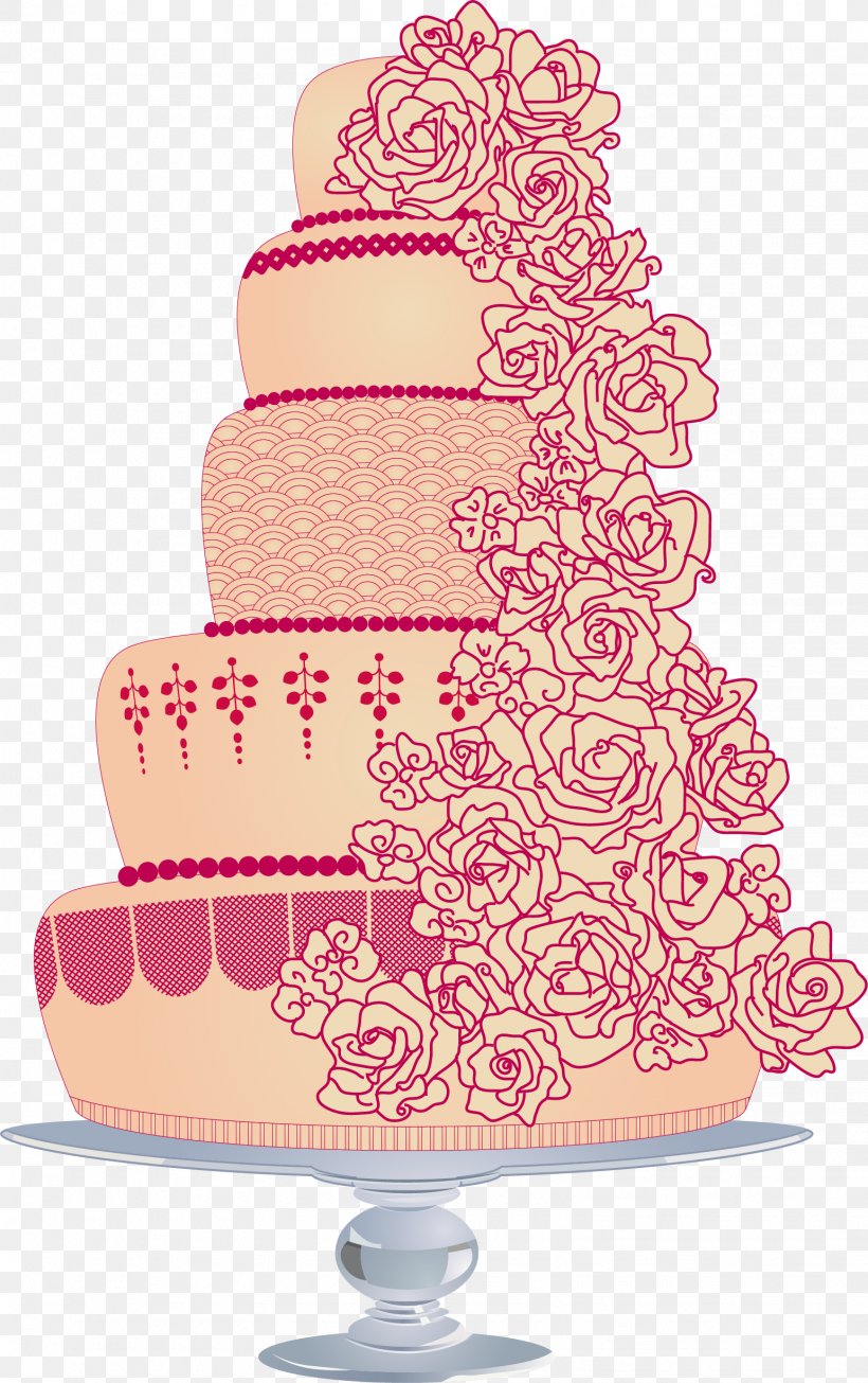 Pink cake icon cartoon vector. Wedding party.... - Stock Illustration  [98537475] - PIXTA