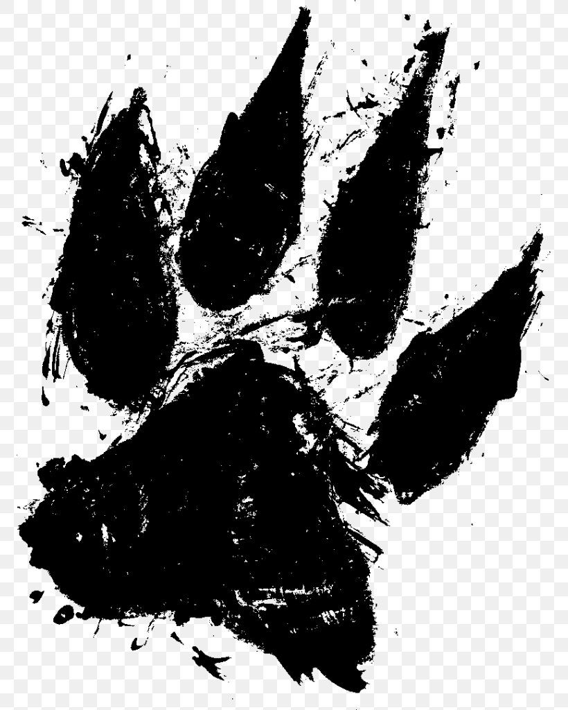 Dog Paw Cat Clip Art, PNG, 771x1024px, Dog, Art, Black, Black And White, Cat Download Free
