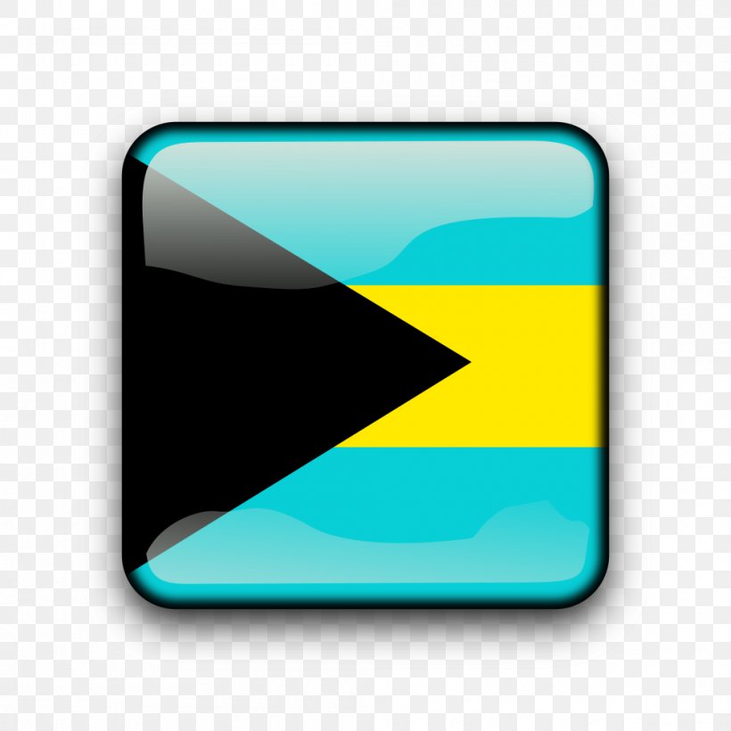 Flag Of The Bahamas Clip Art Image, PNG, 1000x1000px, Bahamas, Aqua, Flag, Flag Of Jamaica, Flag Of The Bahamas Download Free
