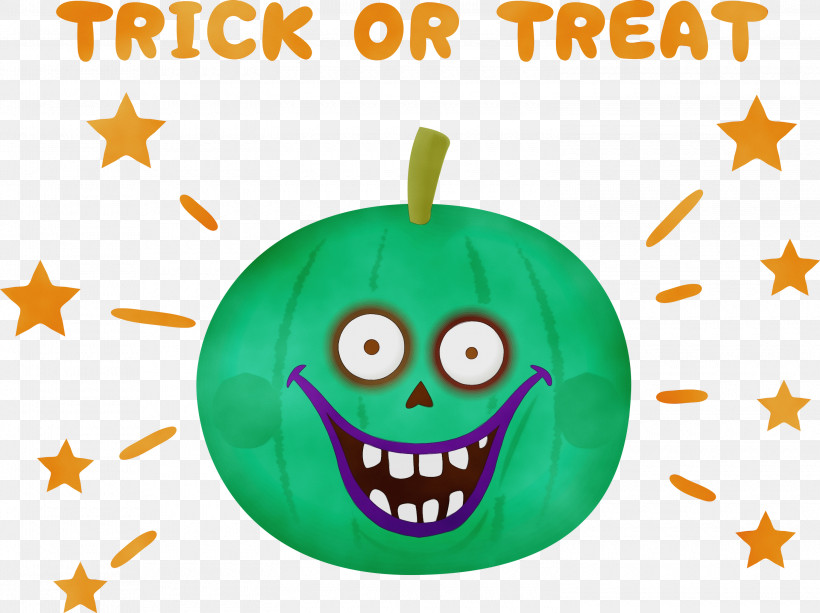 Picture Frame, PNG, 3000x2243px, Trick Or Treat, Color, Drawing, Green, Happy Halloween Download Free