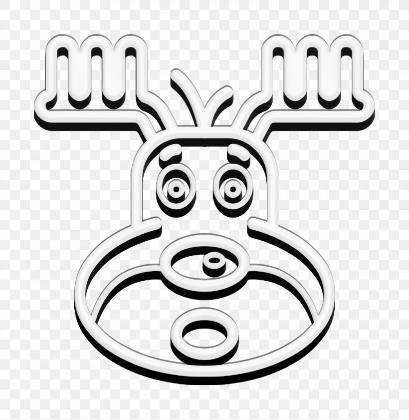 Christmas Icon, PNG, 984x1010px, Christmas Icon, Blackandwhite, Body Jewellery, Coloring Book, Head Download Free