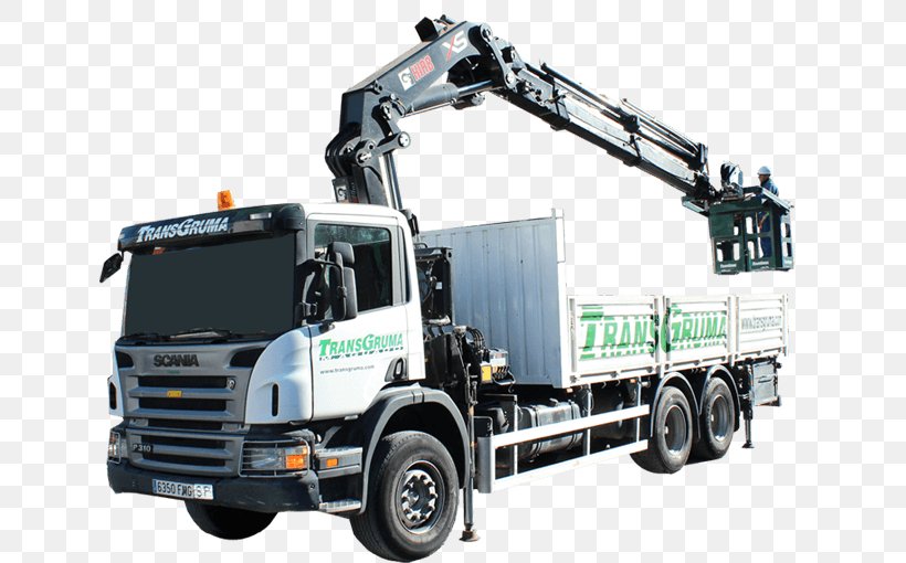 Crane Truck Aerial Work Platform Camió Grua Cargo, PNG, 694x510px, Crane, Aerial Work Platform, Business, Campervans, Cargo Download Free