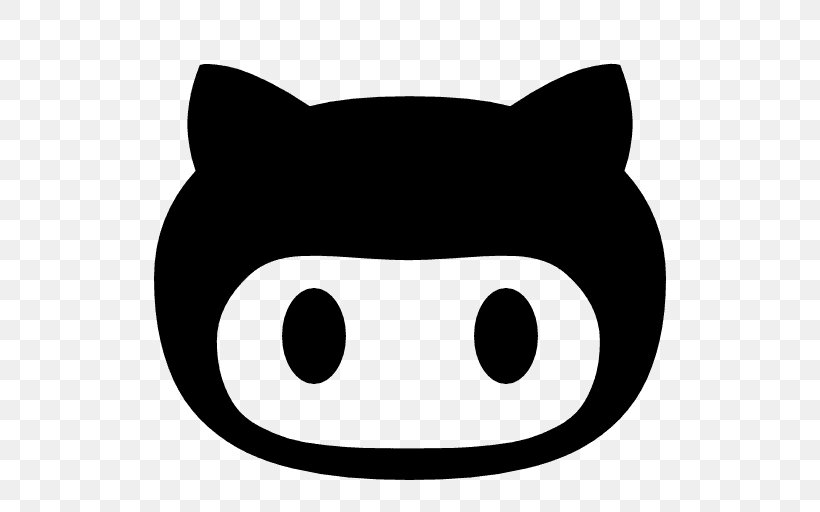 GitHub Logo, PNG, 512x512px, Github, Black, Black And White, Carnivoran, Cat Download Free