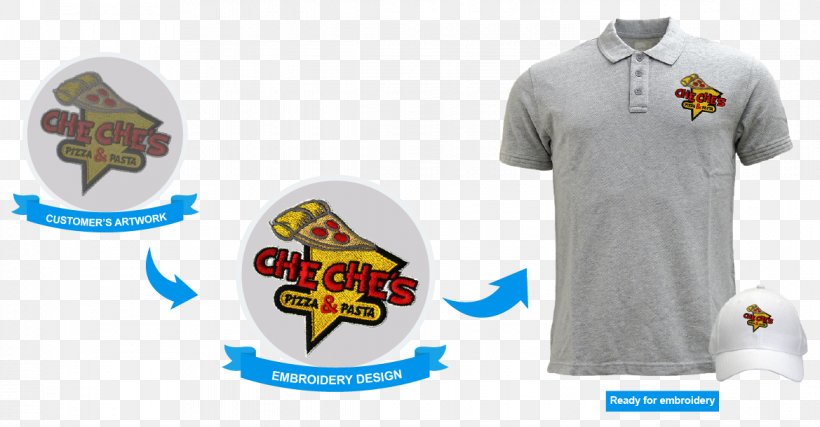 T-shirt Polo Shirt Logo Stitch Embroidery, PNG, 1169x610px, Tshirt, Brand, Clothing, Digitization, Embroidery Download Free