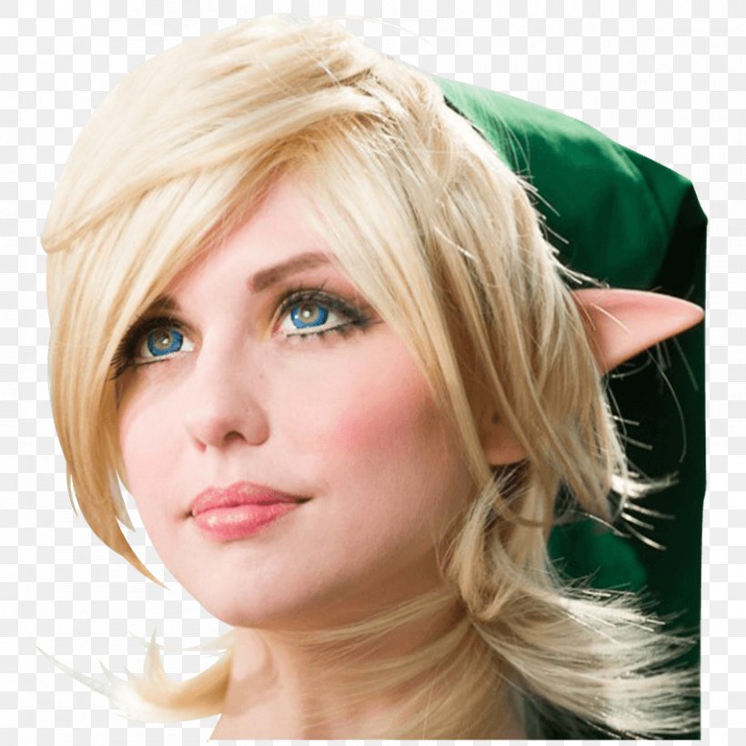 Link Wig Hairstyle The Legend Of Zelda Blond, PNG, 850x850px, Link, Asymmetric Cut, Bangs, Blond, Brown Hair Download Free