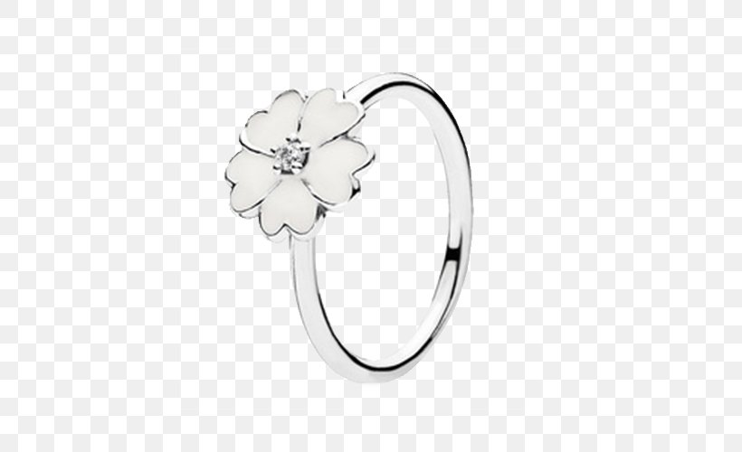 Pandora Ring Cubic Zirconia Sterling Silver, PNG, 500x500px, Pandora, Blue, Body Jewelry, Bracelet, Charm Bracelet Download Free