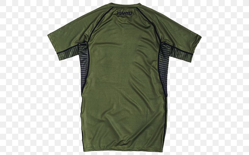 T-shirt Rash Guard Sleeve Clothing Polyester, PNG, 510x510px, Tshirt, Active Shirt, Clothing, Druk Sublimacyjny, Green Download Free