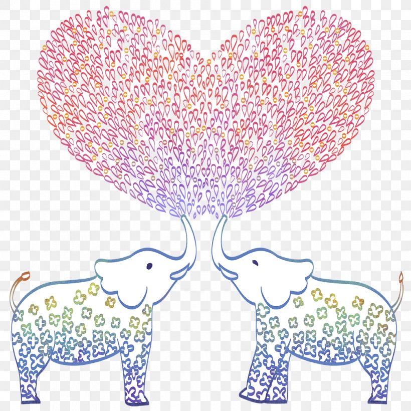 Elephant Cartoon Illustration, PNG, 1008x1008px, Watercolor, Cartoon, Flower, Frame, Heart Download Free