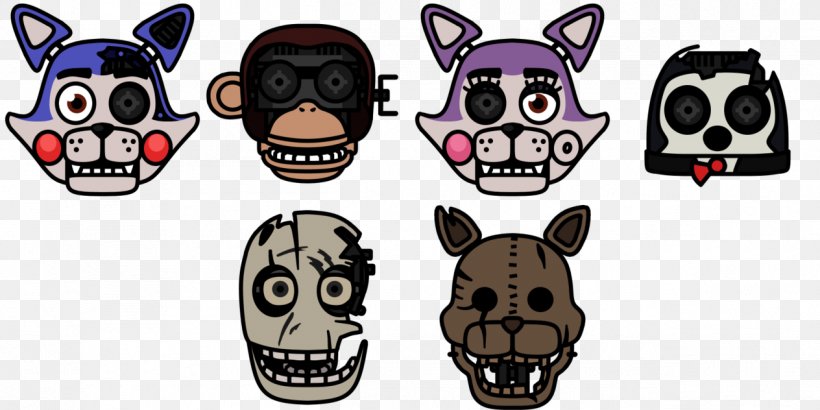 Five Nights At Freddy's 2 Five Nights At Freddy's 3 Candy Animatronics, PNG, 1264x632px, Candy, Animatronics, Bone, Drawing, Easter Egg Download Free