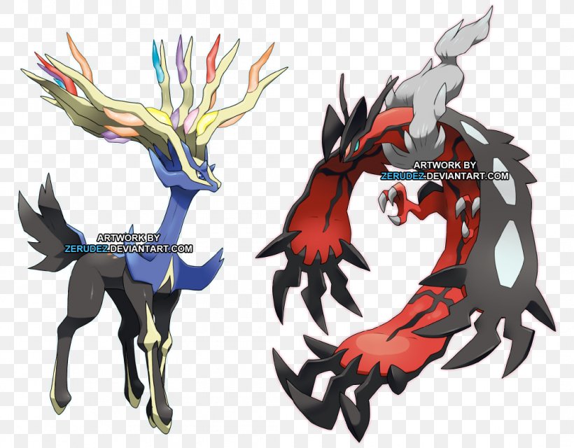Pokémon X And Y Xerneas And Yveltal Pokémon Trading Card Game, PNG, 1056x825px, Xerneas, Antler, Art, Cartoon, Deer Download Free