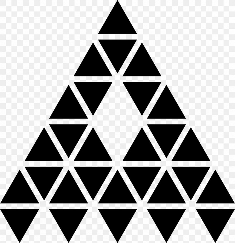 Triangle Desktop Wallpaper Clip Art, PNG, 948x980px, Triangle, Black, Black And White, Geometric Shape, Monochrome Download Free