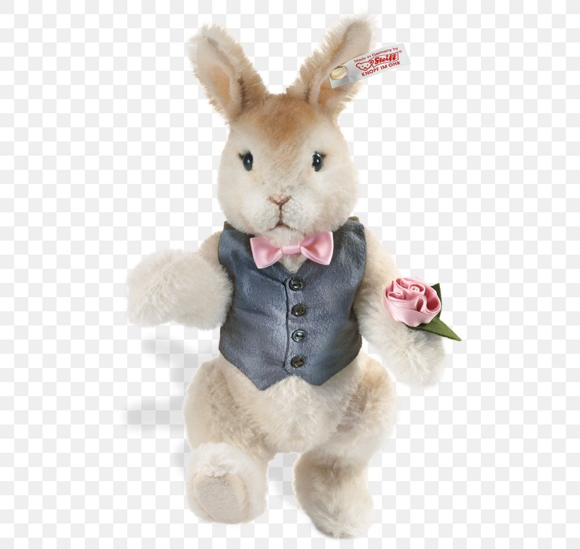 Domestic Rabbit Bear Stuffed Animals & Cuddly Toys Hare Easter Bunny, PNG, 500x776px, Watercolor, Cartoon, Flower, Frame, Heart Download Free