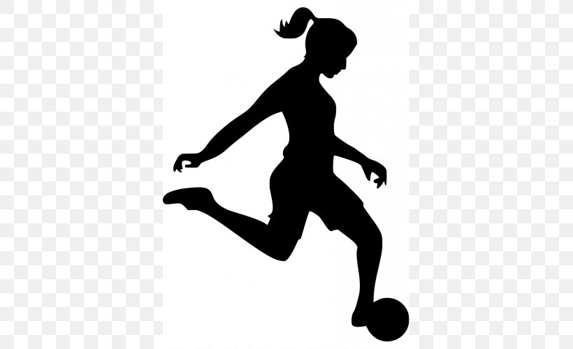 Football Player Woman Clip Art, PNG, 500x500px, Football, American Football, Ball, Black And White, Football Player Download Free