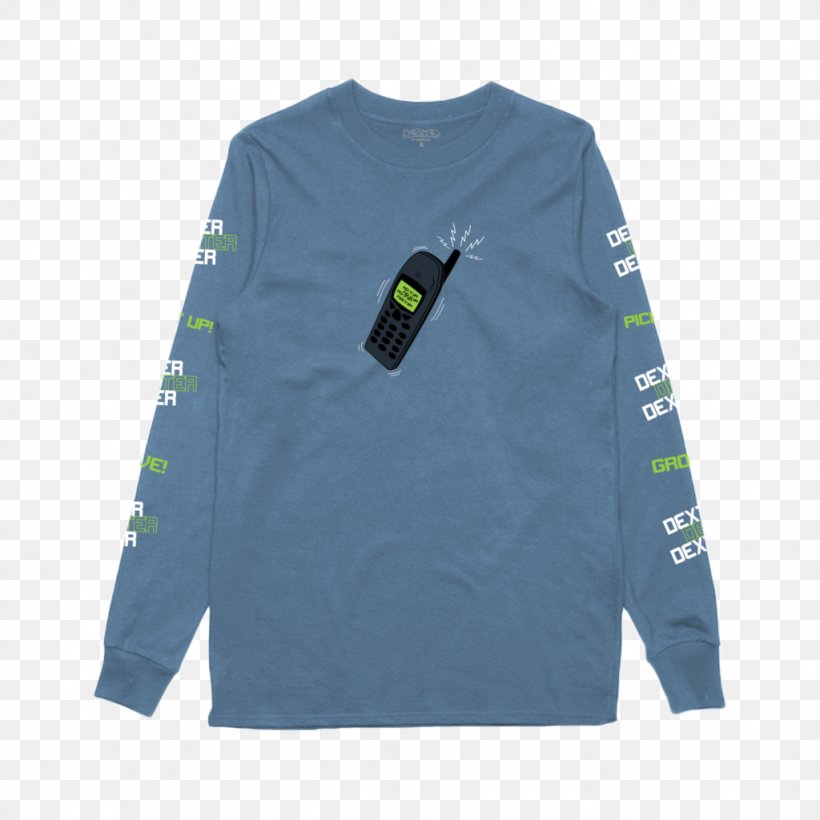 Long-sleeved T-shirt Long-sleeved T-shirt Hoodie Pick It Up, PNG, 1024x1024px, Sleeve, Blue, Brand, Green, Hoodie Download Free