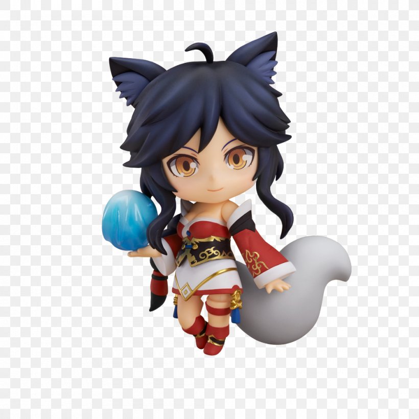League Of Legends Nendoroid Action & Toy Figures Ahri Good Smile Company, PNG, 1000x1000px, Watercolor, Cartoon, Flower, Frame, Heart Download Free