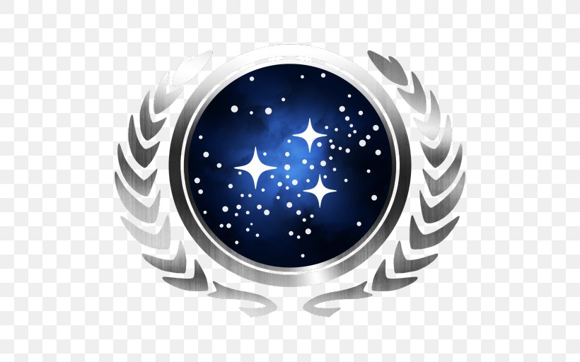 United Federation Of Planets Star Trek Starfleet Jonathan Archer Clip Art, PNG, 512x512px, United Federation Of Planets, Borg, Cobalt Blue, Electric Blue, Emblem Download Free